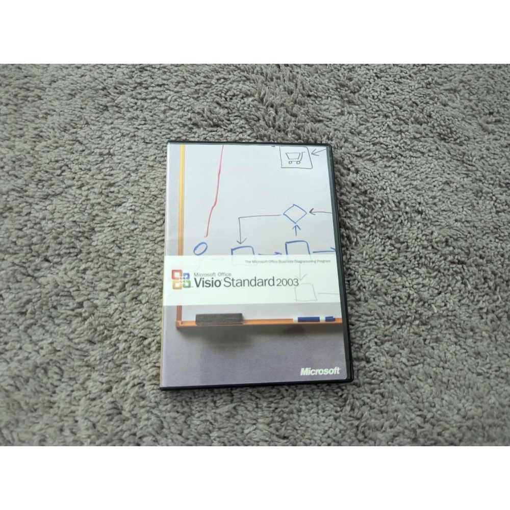 Microsoft Office Visio Standard 2003 Software Visual Diagrams